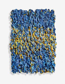 Bernd Schwarzer - Europaeisches FlammenbildEuropaeischer Vulkan Blau-Gold, 60156-2, Van Ham Kunstauktionen