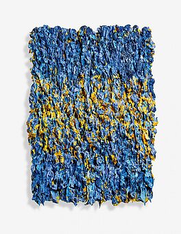 Bernd Schwarzer - Europaeisches FlammenbildEuropaeischer Vulkan Blau-Gold, 60156-2, Van Ham Kunstauktionen