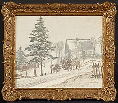 Max Clarenbach - "Wintermorgen", 80609-2, Van Ham Kunstauktionen