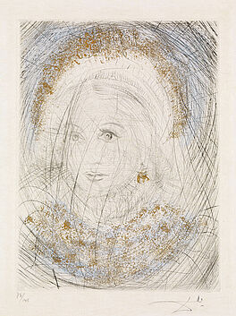 Salvador Dali - Portrait de Marguerite, 69315-4, Van Ham Kunstauktionen