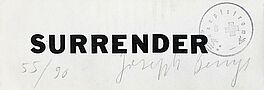 Joseph Beuys - Surrender I, 59111-1, Van Ham Kunstauktionen