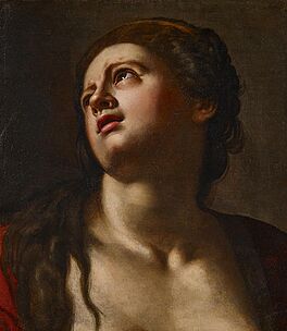 Bologneser Meister - Brustbild einer Heiligen, 64562-1, Van Ham Kunstauktionen