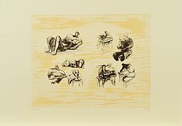 Henry Moore - Eight sculptural ideas girl writing, 61287-19, Van Ham Kunstauktionen