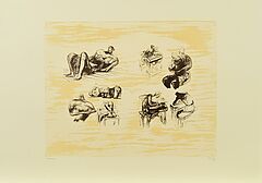 Henry Moore - Eight sculptural ideas girl writing, 61287-19, Van Ham Kunstauktionen