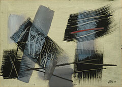 Fritz Winter - Verwehtes Schwarz, 81331-3, Van Ham Kunstauktionen