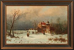 Joseph Heydendahl - Winterabend, 73120-3, Van Ham Kunstauktionen