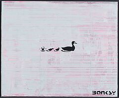 NOT BANKSY and NOT BY BANKSY Stot21STCplanB - 11th Hour STENCIL PAINTING, 67140-4, Van Ham Kunstauktionen