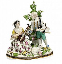 Meissen - Schaeferpaar unter Baum, 56528-5, Van Ham Kunstauktionen