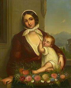 Natale Schiavoni - Mutter mit Kind Madonna mit Kind, 66839-3, Van Ham Kunstauktionen