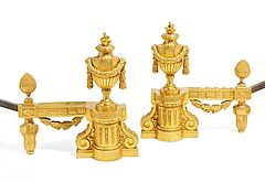 Paar Kaminboecke Style Louis XVI, 57840-9, Van Ham Kunstauktionen