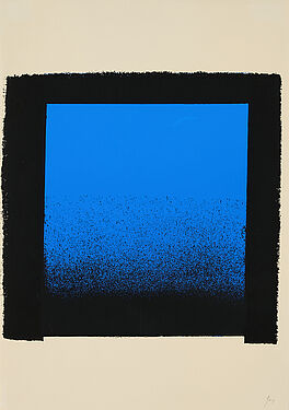 Rupprecht Geiger - blau-schwarz, 80374-149, Van Ham Kunstauktionen