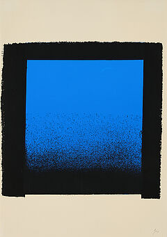 Rupprecht Geiger - blau-schwarz, 80374-149, Van Ham Kunstauktionen