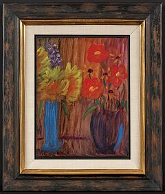 Alexej Jawlensky - Grosses Stillleben Blumenstillleben mit zwei Vasen, 80824-10, Van Ham Kunstauktionen