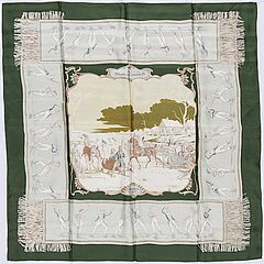 Hermes - Carre LES PLAISIRS DU FROID, 69664-129, Van Ham Kunstauktionen