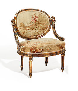 Kleiner Stuhl Style Louis XVI, 54987-24, Van Ham Kunstauktionen