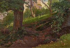 Albert Venus - Landschaftsstudie bei Kamaik an der Elbe, 77363-5, Van Ham Kunstauktionen