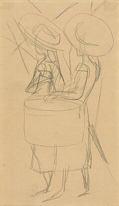 August Macke - Maedchen mit Hutschachtel, 81262-3, Van Ham Kunstauktionen