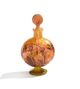 Daum Freres - Kleiner Flakon mit Traenenden Herzen, 76257-26, Van Ham Kunstauktionen