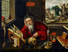Pieter Coecke van Aelst - Der Heilige Hieronymus in der Studierstube, 65567-18, Van Ham Kunstauktionen