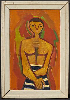 Karl Hofer - Stehender Junge mit gestreifter Hose, 36526-44, Van Ham Kunstauktionen