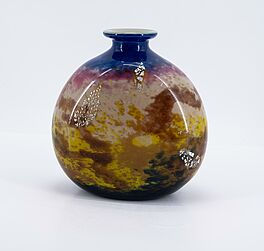 Muller Freres - Gebauchte Vase mit farbigen Einschmelzungen, 76341-27, Van Ham Kunstauktionen