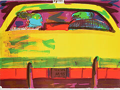 Rainer Fetting - NY Taxi, 67153-8, Van Ham Kunstauktionen