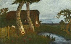 Otto Modersohn - Moorhuette, 75955-1, Van Ham Kunstauktionen
