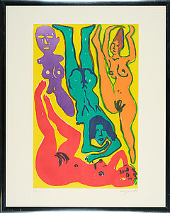 AR Penck - Ohne Titel 3 Frauen, 81128-3, Van Ham Kunstauktionen