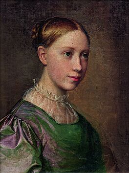 Caroline von der Embde - Portraet der Kuenstlerin Emilie von der Embde 1816-1904 der Schwester der Malerin, 79223-1, Van Ham Kunstauktionen