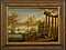 Jacobus Storck - Schiffe bei einer mediterranen Hafenstadt mit der Ansicht der Loggia delle Benedizioni in Rom, 69901-1, Van Ham Kunstauktionen