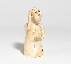 Kleine Figur einer nach oben blickenden Frau, 68008-388, Van Ham Kunstauktionen