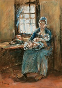 Max Liebermann - Mutter mit Kind, 80736-1, Van Ham Kunstauktionen
