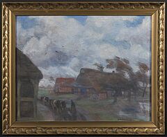 Otto Modersohn - Dorfstrasse, 75984-1, Van Ham Kunstauktionen