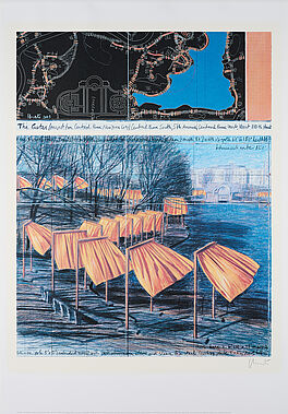 Christo - The Gates Project for Central Park New York City, 80374-721, Van Ham Kunstauktionen