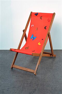 Damien Hirst - Deckchair  red, 69560-5, Van Ham Kunstauktionen