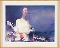 Lisa Yuskavage - A Girl in the Flowers, 73355-11, Van Ham Kunstauktionen