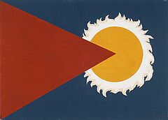 Pavel Pepperstein - Ohne Titel Red Triangle and the sun Aus der Serie Either - Or, 56800-1496, Van Ham Kunstauktionen