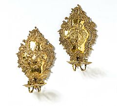 Paar Barock Blaker mit Wappendekor, 63130-10, Van Ham Kunstauktionen