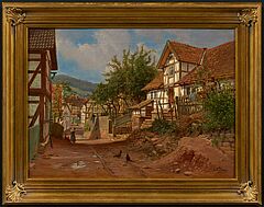 Paul Wilhelm Tuebbecke - Berggasse in Voelkershausen, 76118-15, Van Ham Kunstauktionen