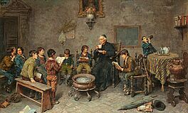 Francesco Bergamini - Roemische Dorfschule, 81925-1, Van Ham Kunstauktionen