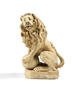 Frankreich - Paar aussergewoehnliche Loewenfiguren, 75252-2, Van Ham Kunstauktionen