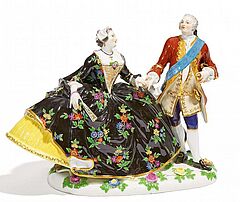 Meissen - Krinolinengruppe Galantes Paar, 57031-2, Van Ham Kunstauktionen