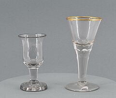 Zwei Schnapsglaeser, 75372-50, Van Ham Kunstauktionen