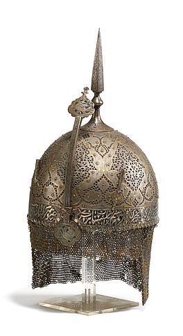 Helm kulah khud mit Rautenmuster, 65512-14, Van Ham Kunstauktionen