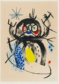 Joan Miro - Lautomobiliste a moustaches, 56623-1, Van Ham Kunstauktionen