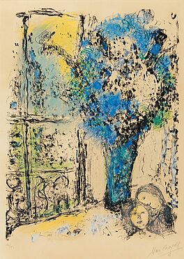 Marc Chagall - Le Bouquet Bleu, 65027-1, Van Ham Kunstauktionen