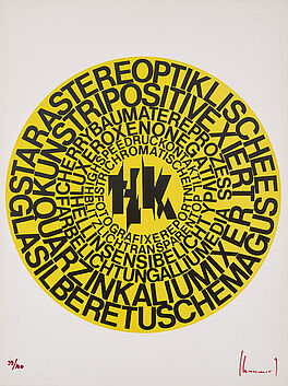 Ferdinand Kriwet - Ohne Titel, 75654-9, Van Ham Kunstauktionen