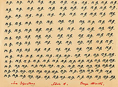 Marcel Broodthaers - La Signature Serie 1 Tirage Illimite, 68028-3, Van Ham Kunstauktionen