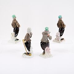 Meissen - Gruppe von vier Bergmannfiguren, 81219-1, Van Ham Kunstauktionen