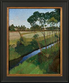 Otto Modersohn - Fruehjahr im Moor  Am Ostendorfer Schiffgraben, 79312-2, Van Ham Kunstauktionen